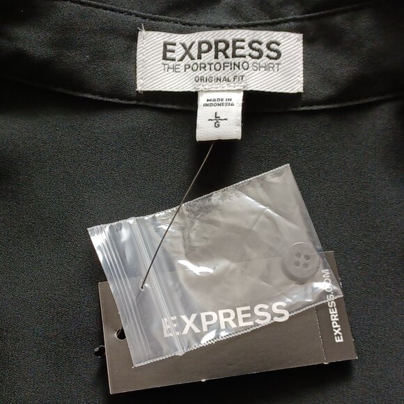Express Black Portofino Sleeveless Shirt - Picture 11 of 14
